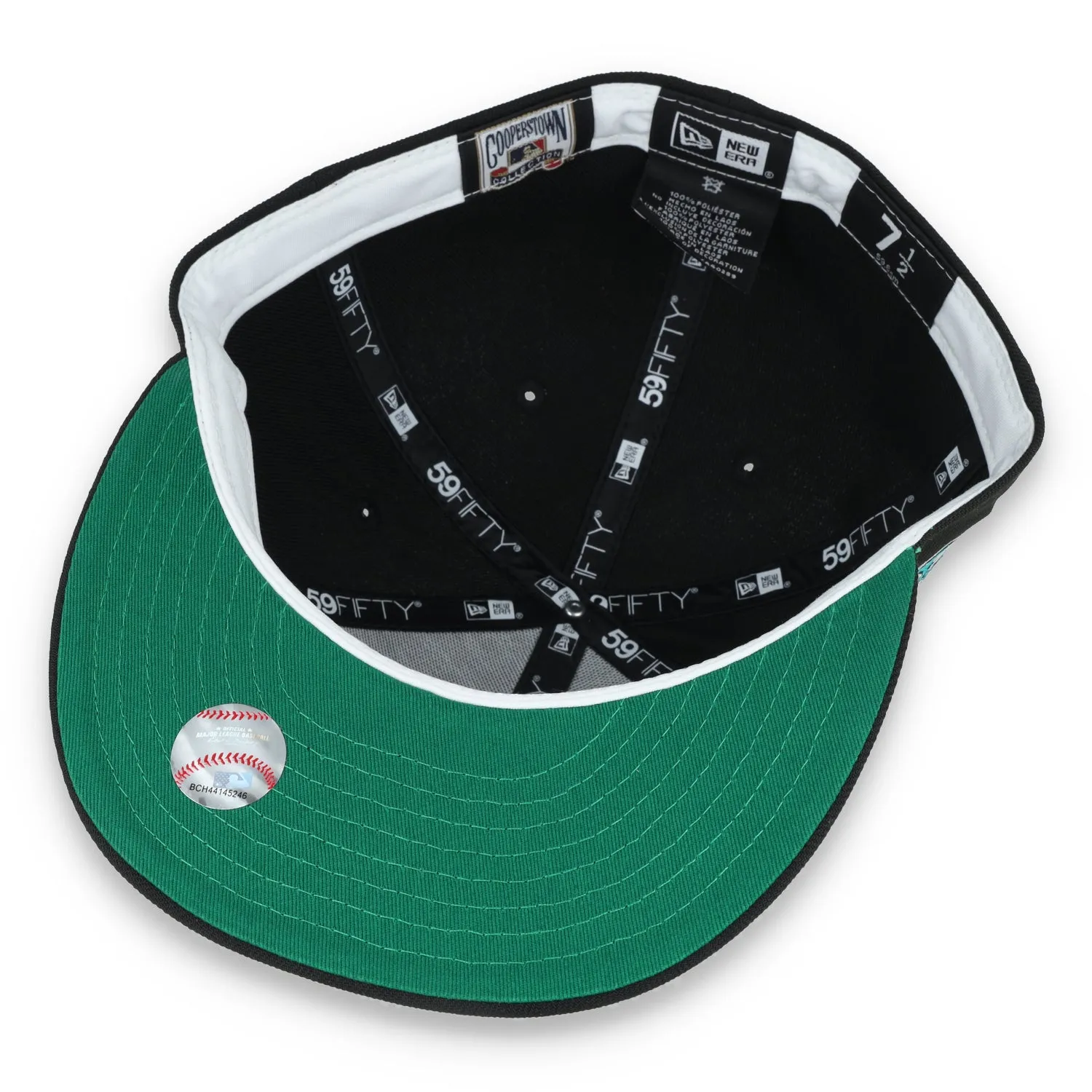 New Era Florida Marlins 25 Years Metallic Logo Side Patch 59fifty Fitted-Black