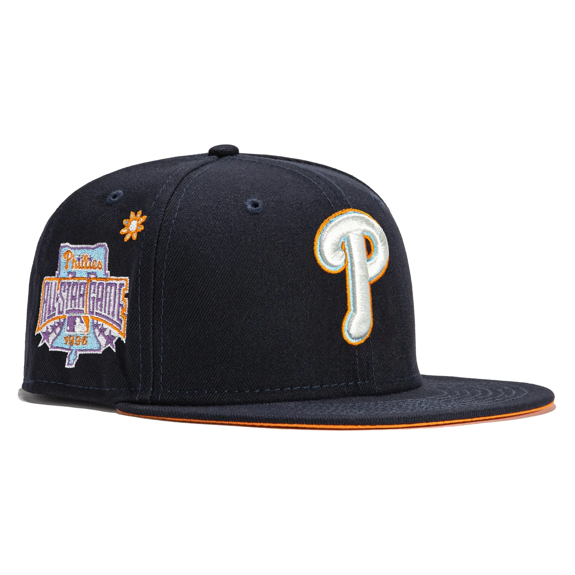 New Era  Super Bloom Philadelphia Phillies Navy 1996 All-Star Game 2022 59FIFTY Fitted Hat
