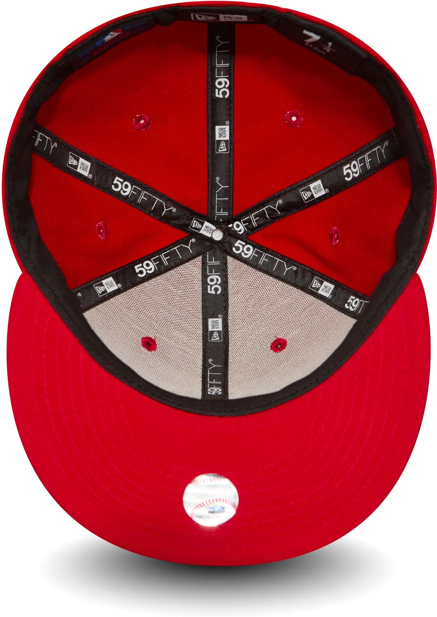 New York Yankees New Era 59Fifty MLB Scarlet Baseball Cap