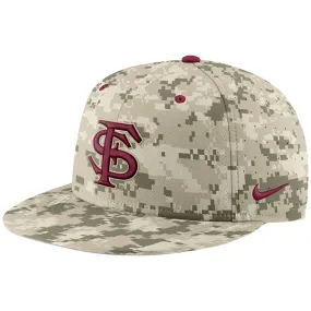Nike Interlocking FS Aero True Baseball Fitted Cap - Camo