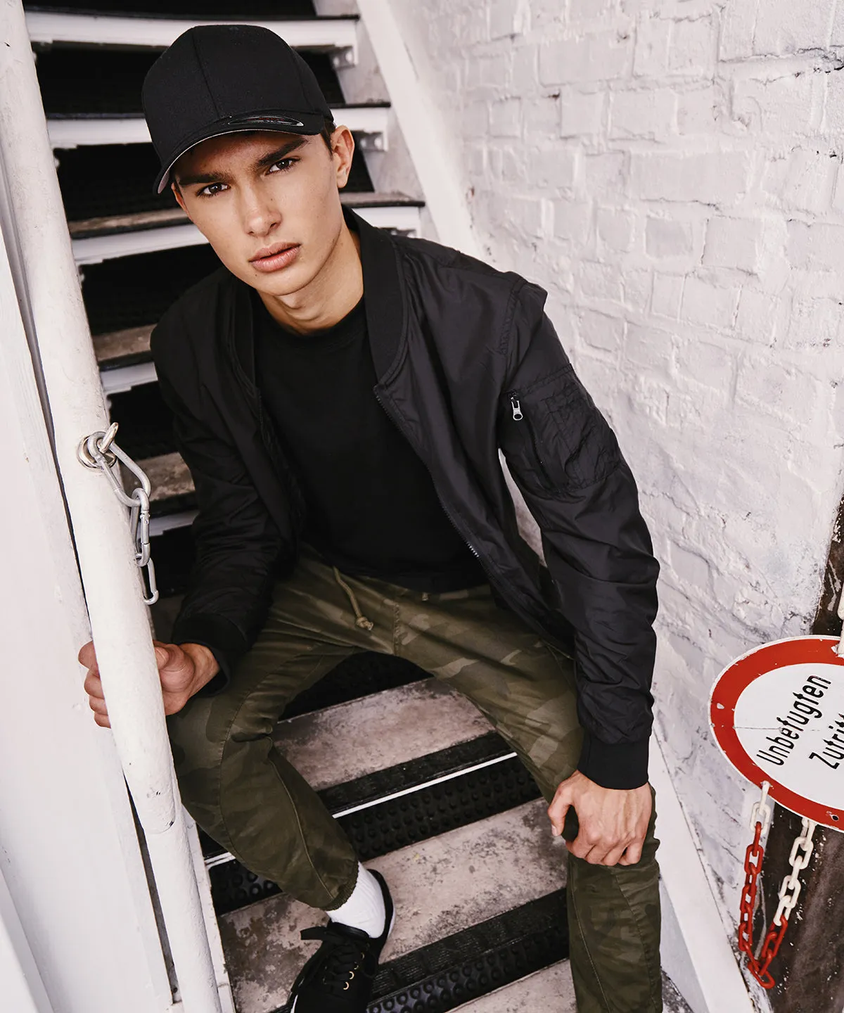 Olive - Flexfit fitted baseball cap (6277)