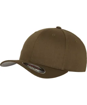 Olive - Flexfit fitted baseball cap (6277)