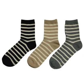 Organic Cotton Socks (Natural Border)