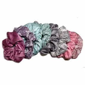 Paisley and Satin Scrunchies