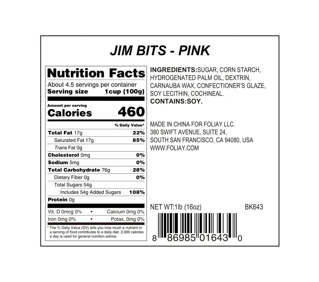 Pink Jimmies Sprinkles Bulk