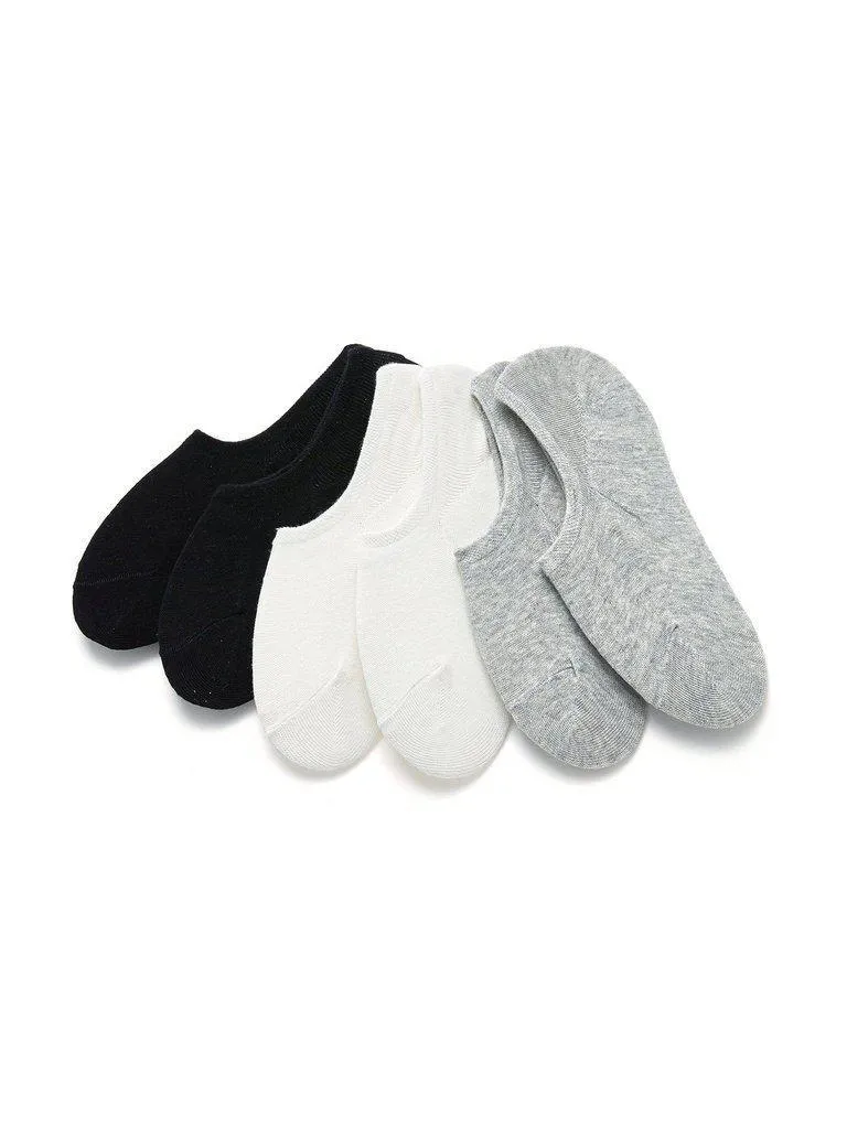 Plain Invisible Socks 6pairs