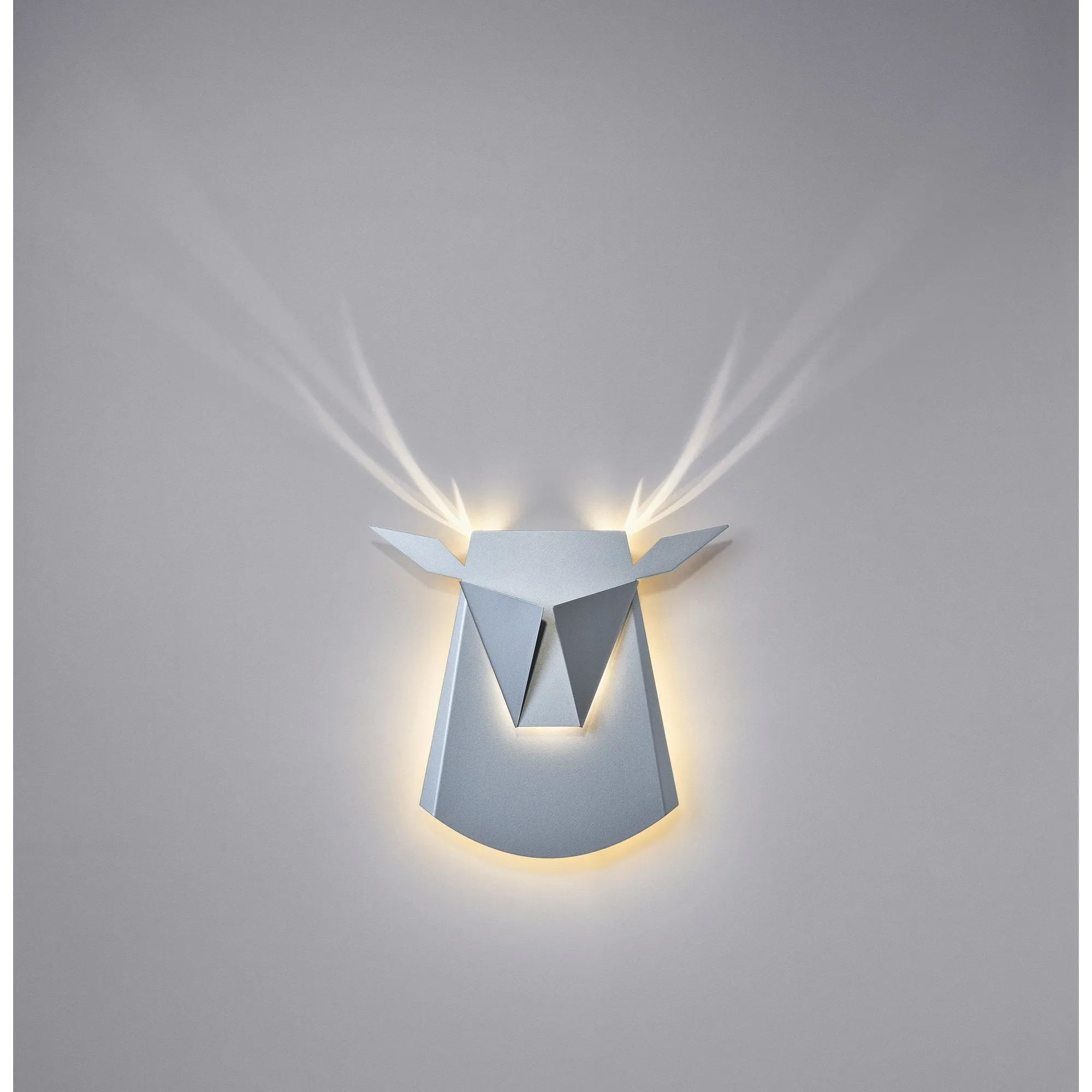 Popup Lighting Aluminum Deer Head Wall Light Fixture