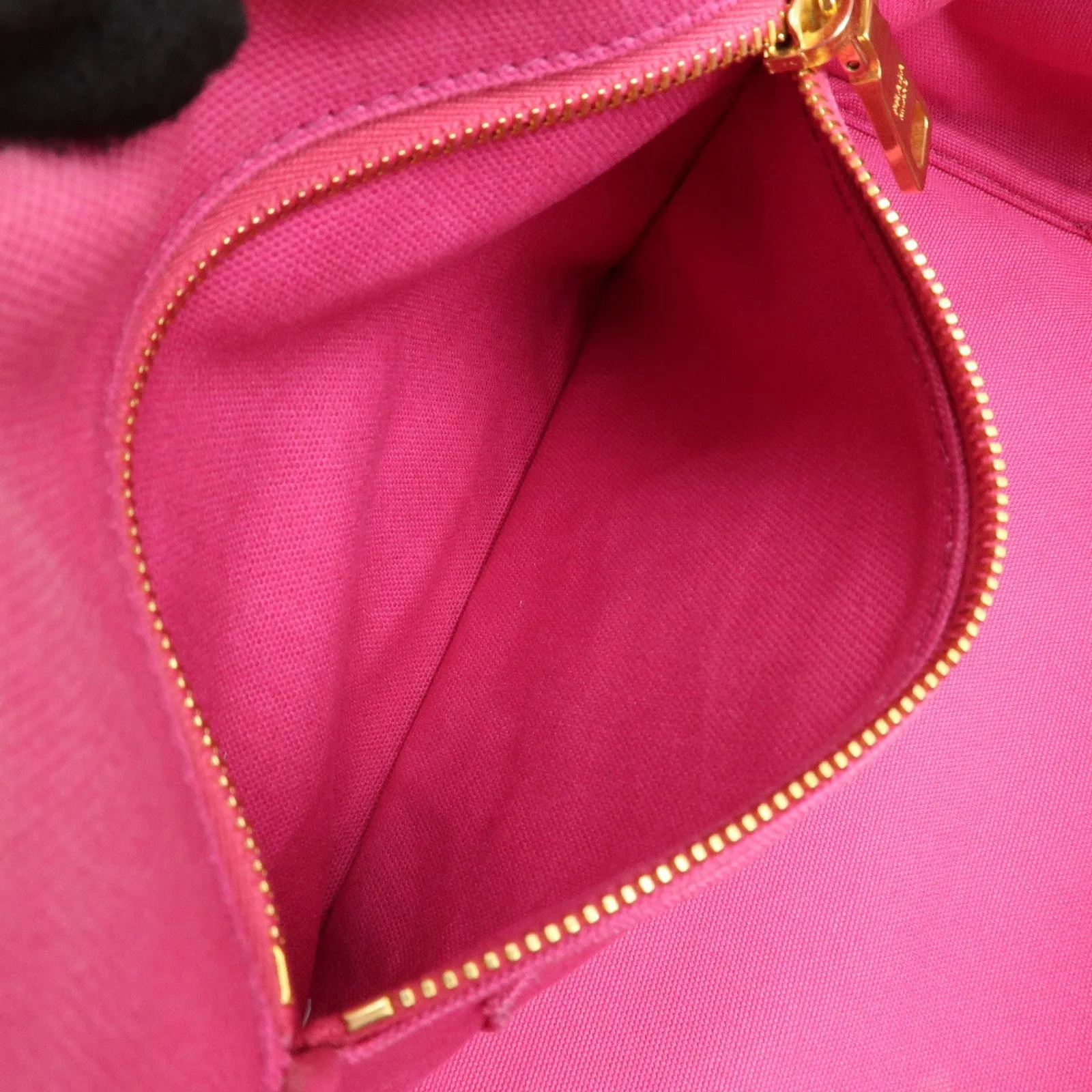 Prada Canapa Canvas Tote Bag Limited Edition Pink Orange B1877I
