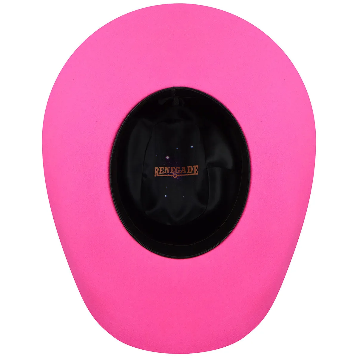 PUNCHY PINK FELT COWBOY HAT