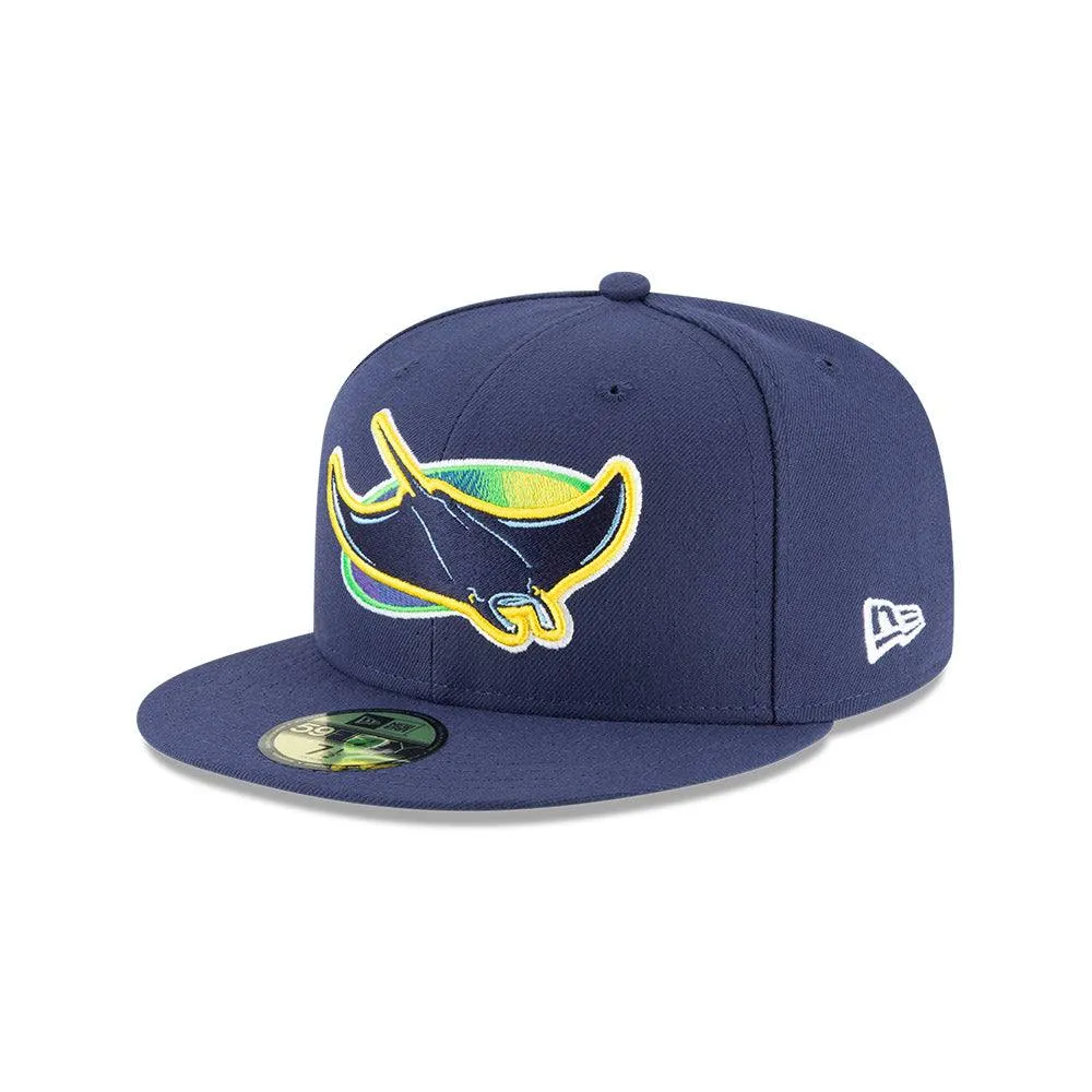 Rays New Era Navy 25th Anniversary Alt 59Fifty Fitted Hat