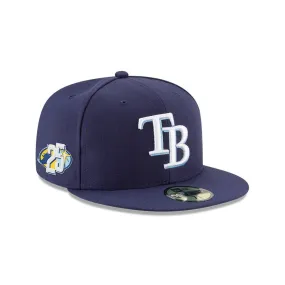 Rays New Era Navy 25th Anniversary TB 59Fifty Fitted Hat