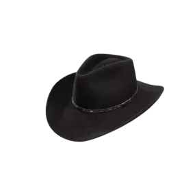 Resistol Hats 3x Briscoe Black Wool Felt Hat
