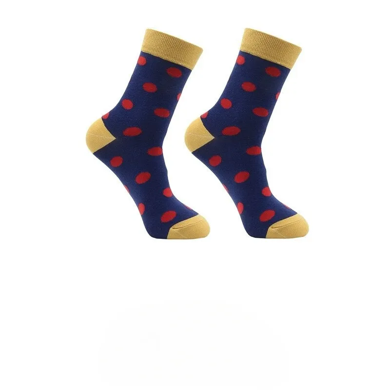 Retro Abstract Cotton Socks