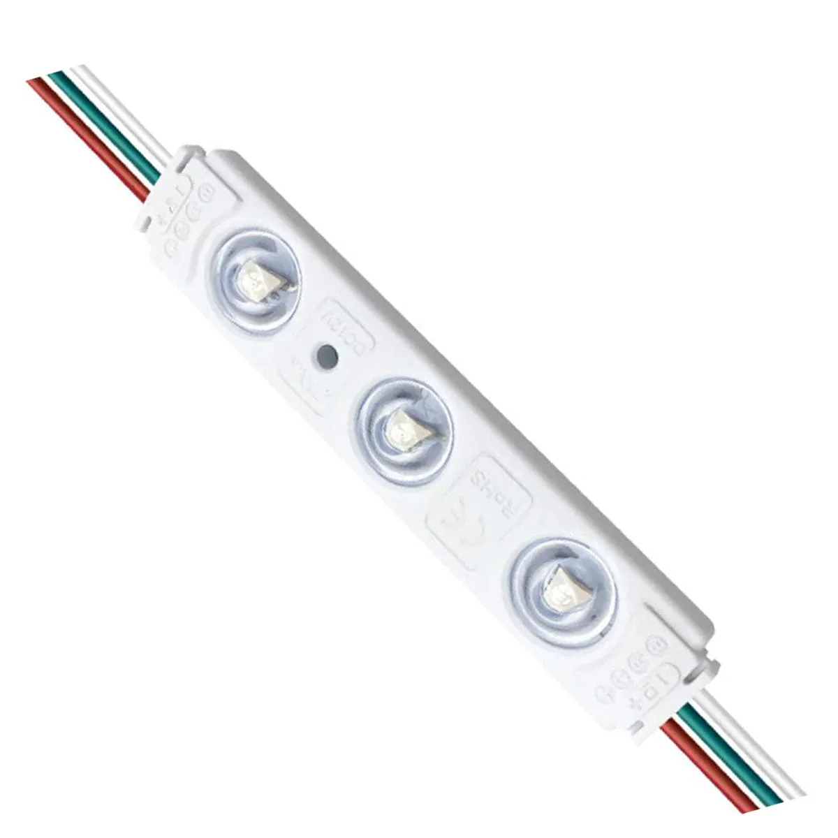 RGBW LED Channel Ray, 3 LEDs, 20 Modules, 12VDC