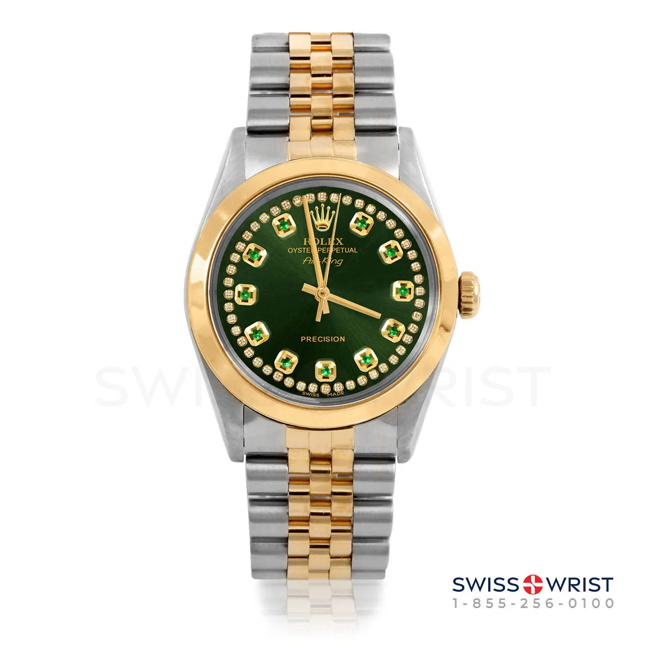 Rolex Air King 34mm | 5500-TT-GRN-STRE-SMT-JBL