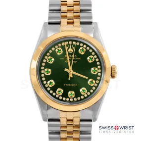 Rolex Air King 34mm | 5500-TT-GRN-STRE-SMT-JBL