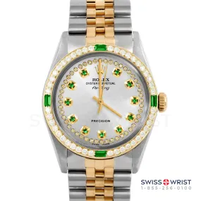 Rolex Air King 34mm | 5500-TT-SLV-STRE-4EMD-JBL