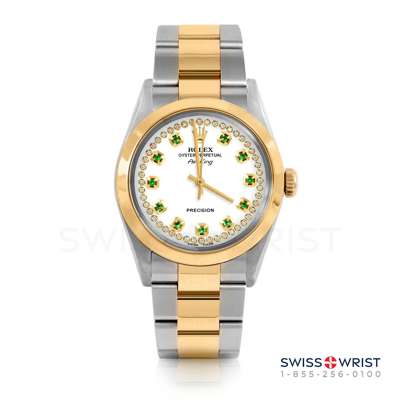 Rolex Air King 34mm | 5500-TT-WHT-STRE-SMT-OYS