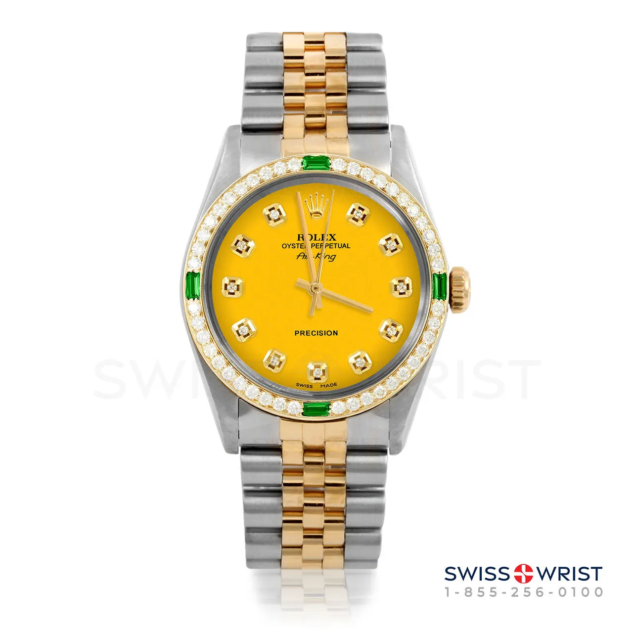 Rolex Air King 34mm | 5500-TT-YLW-DIA-AM-4EMD-JBL