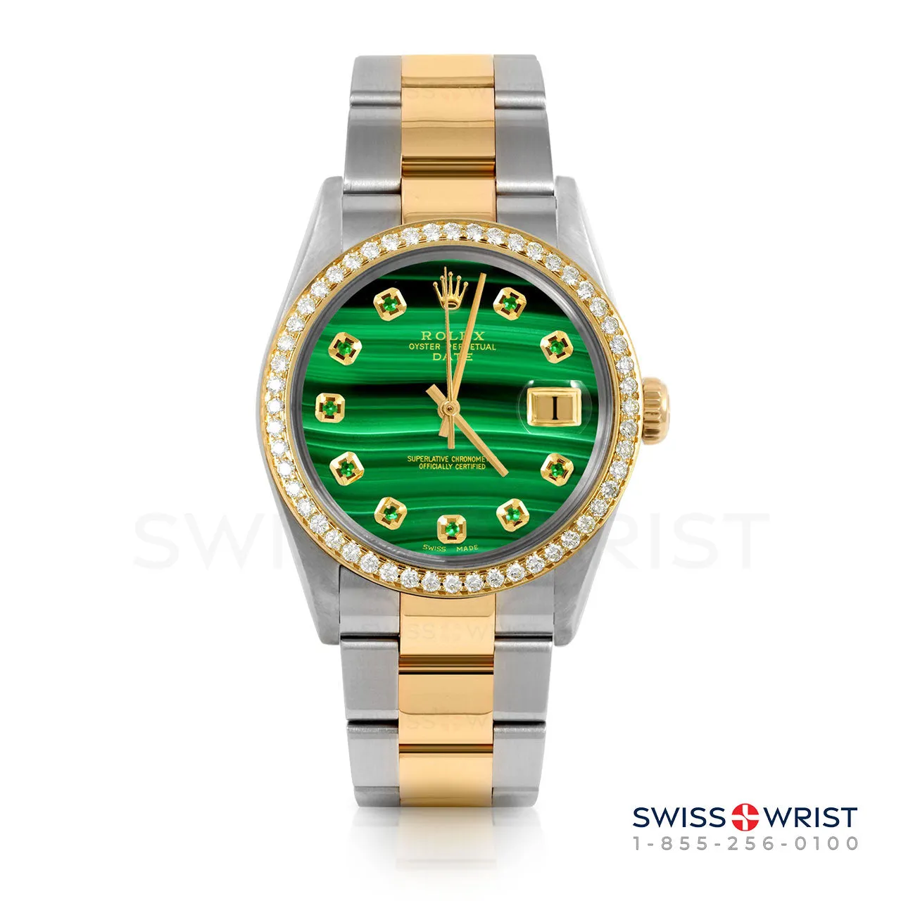 Rolex Date 34mm | 1500-TT-MLC-EMD-AM-BDS-OYS