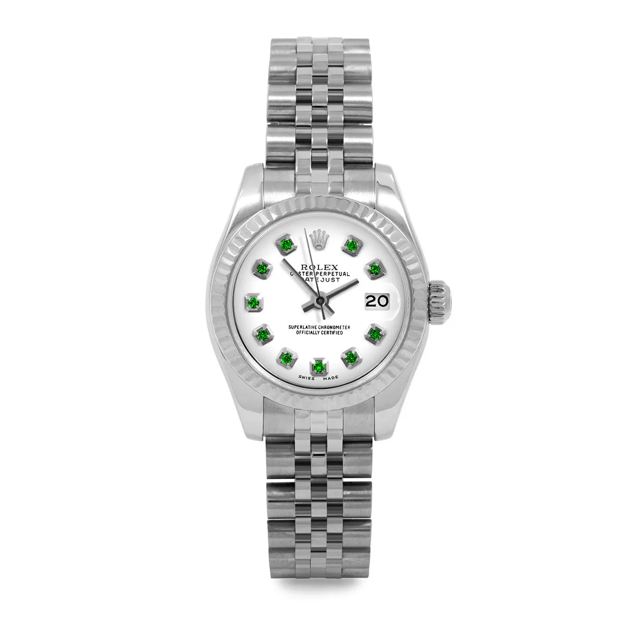 Rolex Datejust 26mm | 179174-WHT-EMD-AM-FLT-JBL
