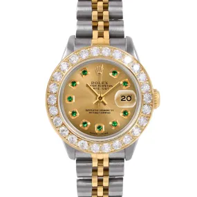 Rolex Datejust 26mm | 6917-TT-CHM-EMD-AM-2CT-JBL