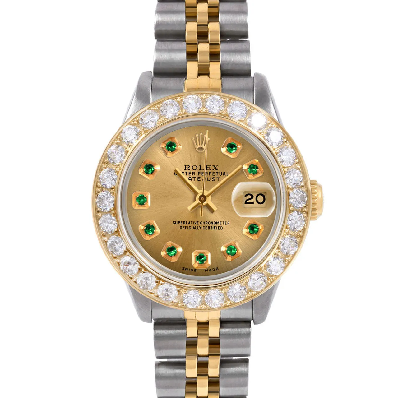 Rolex Datejust 26mm | 6917-TT-CHM-EMD-AM-2CT-JBL