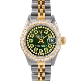 Rolex Datejust 26mm | 6917-TT-GRN-STRE-BDS-JBL