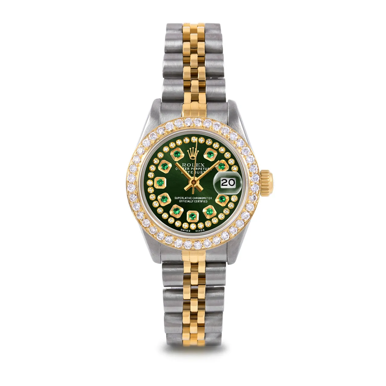 Rolex Datejust 26mm | 6917-TT-GRN-STRE-BDS-JBL