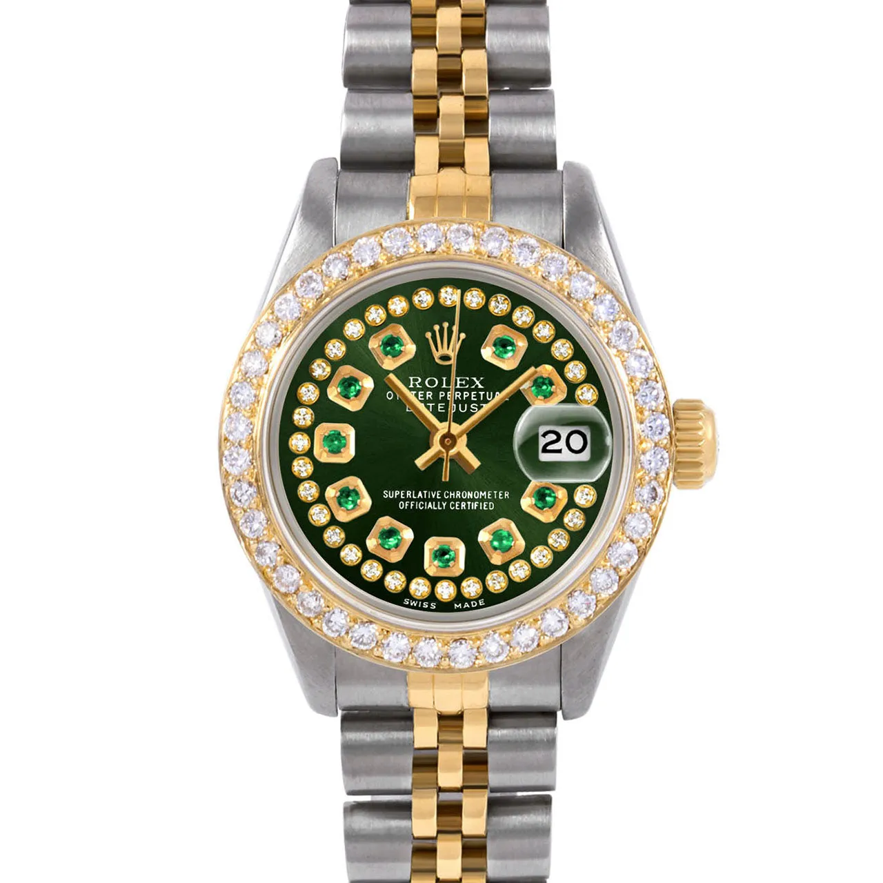 Rolex Datejust 26mm | 6917-TT-GRN-STRE-BDS-JBL