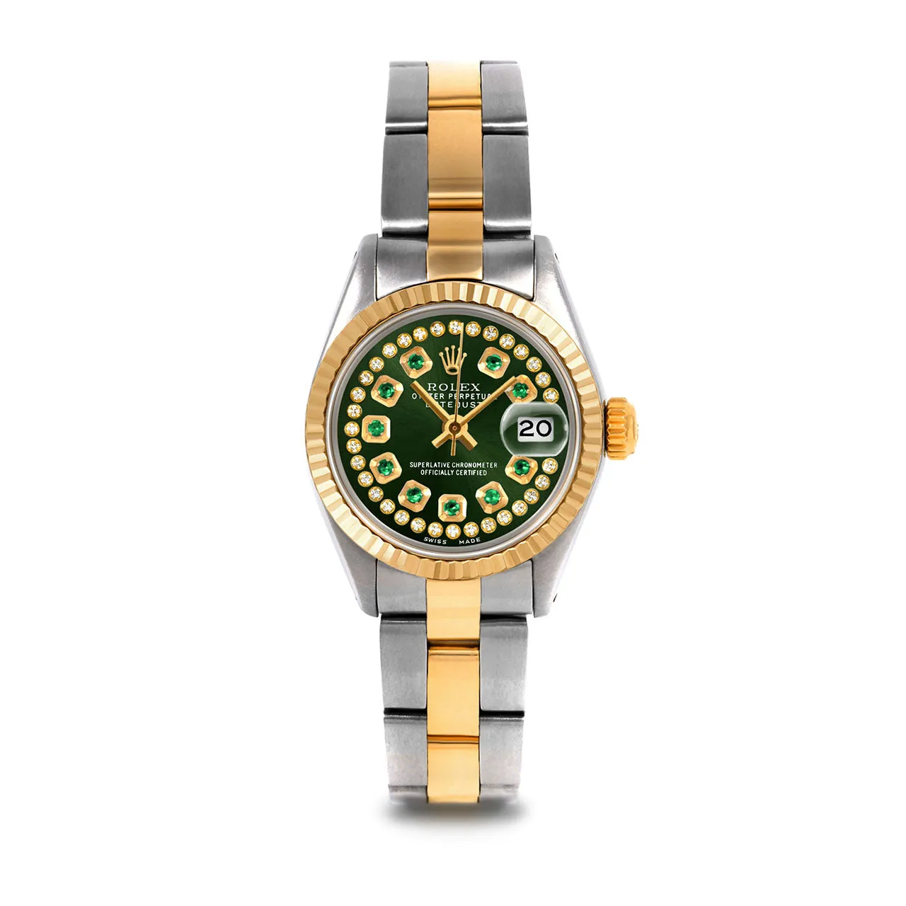 Rolex Datejust 26mm | 6917-TT-GRN-STRE-FLT-OYS