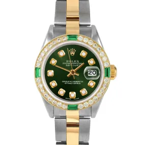 Rolex Datejust 26mm | 69173-GRN-DIA-AM-4EMD-OYS