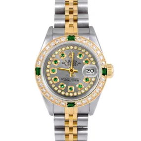 Rolex Datejust 26mm | 69173-SLT-STRE-4EMD-JBL