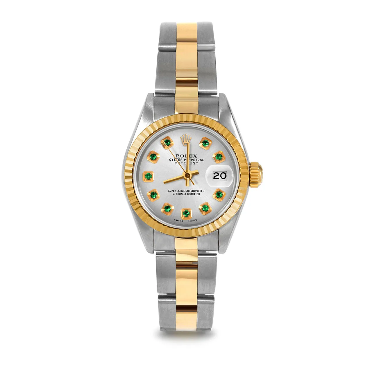 Rolex Datejust 26mm | 69173-SLV-EMD-AM-FLT-OYS