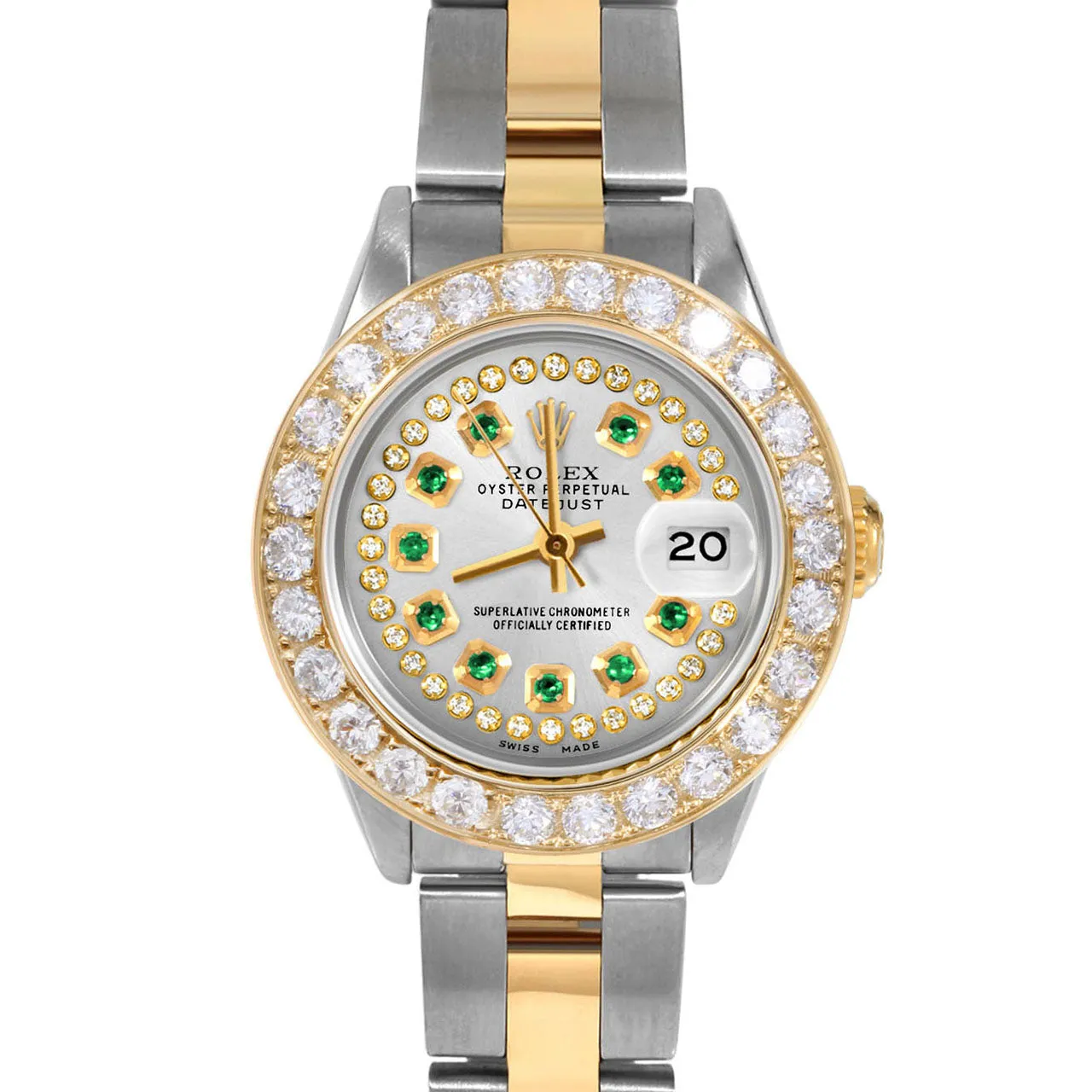 Rolex Datejust 26mm | 69173-SLV-STRE-2CT-OYS
