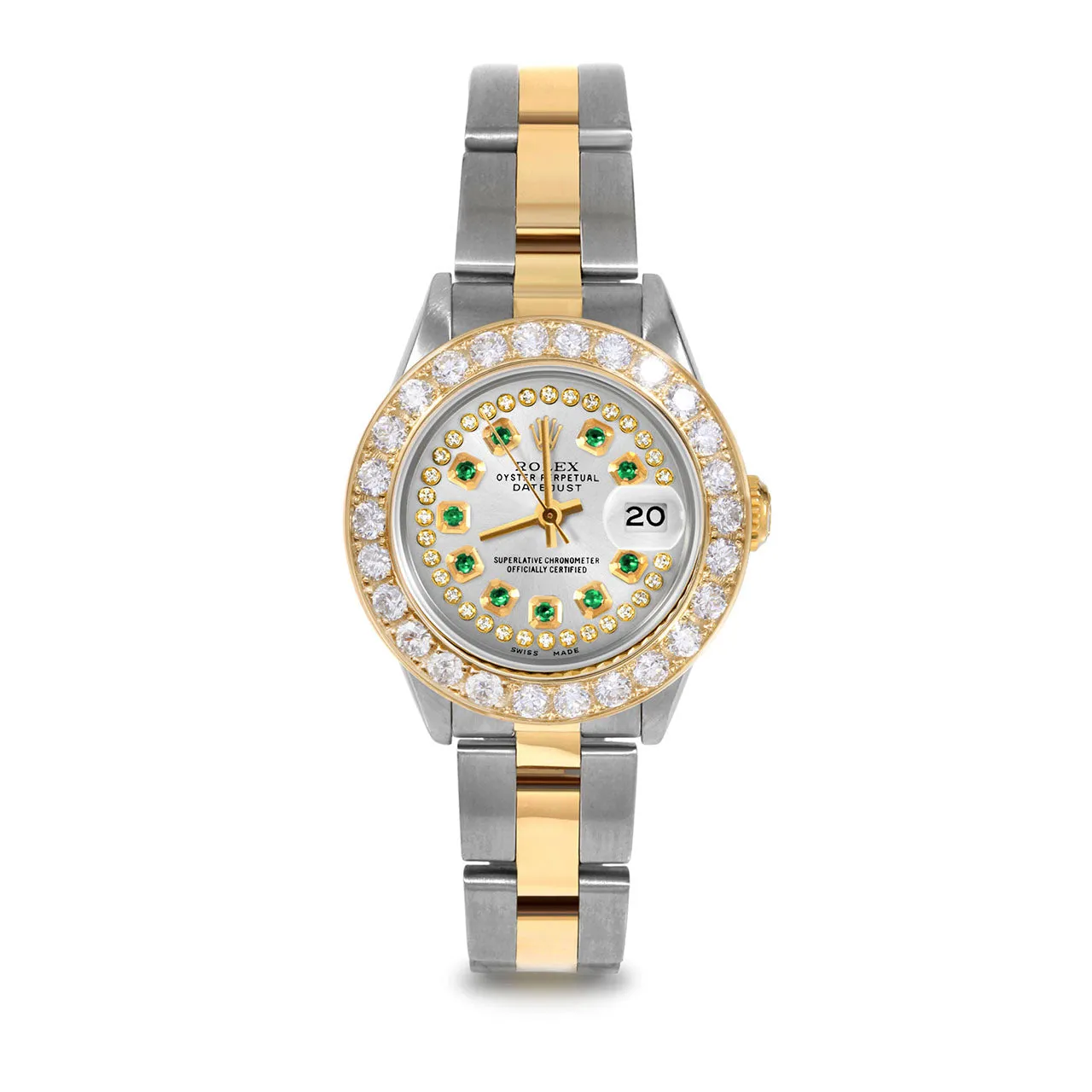 Rolex Datejust 26mm | 69173-SLV-STRE-2CT-OYS