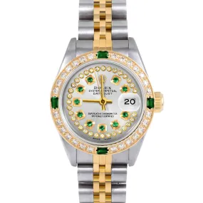 Rolex Datejust 26mm | 69173-SLV-STRE-4EMD-JBL