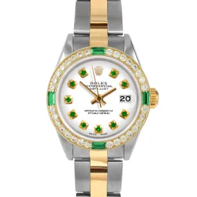 Rolex Datejust 26mm | 69173-WHT-EMD-AM-4EMD-OYS