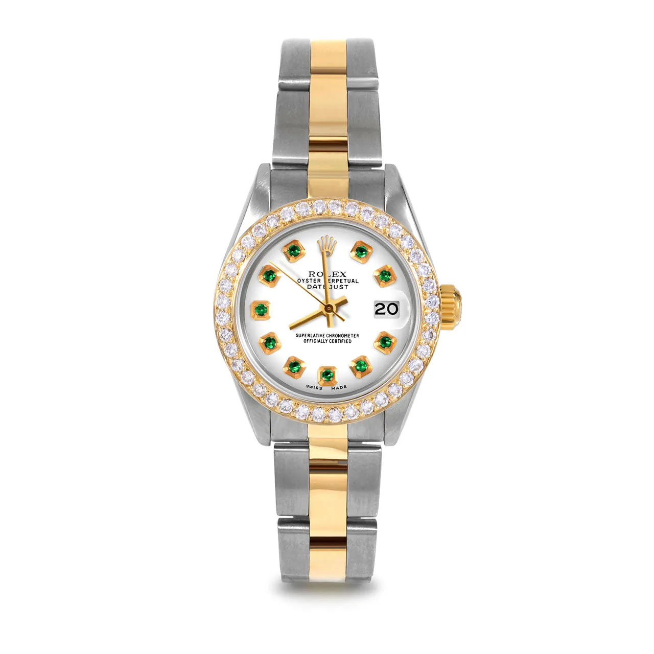 Rolex Datejust 26mm | 69173-WHT-EMD-AM-BDS-OYS