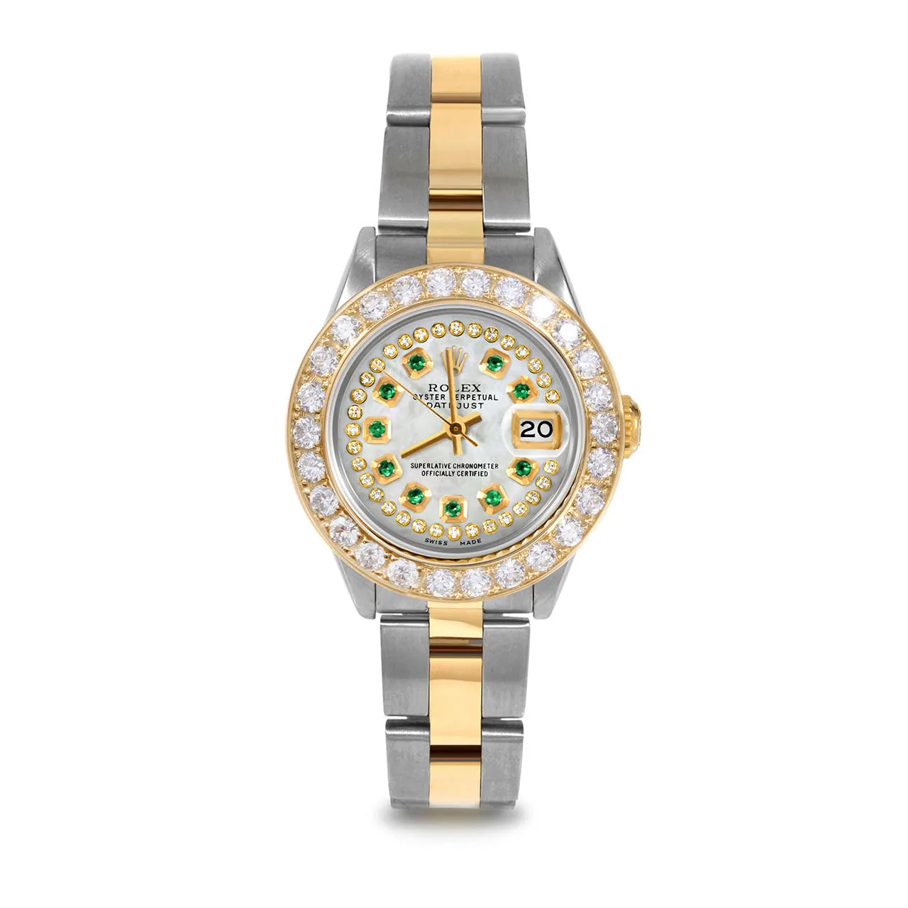 Rolex Datejust 26mm | 69173-WMOP-STRE-2CT-OYS
