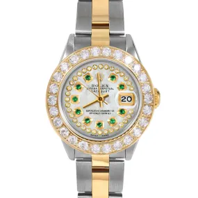 Rolex Datejust 26mm | 69173-WMOP-STRE-2CT-OYS