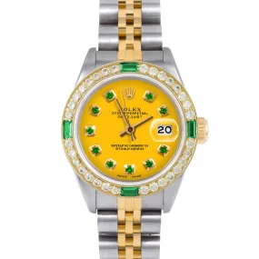 Rolex Datejust 26mm | 69173-YLW-EMD-AM-4EMD-JBL