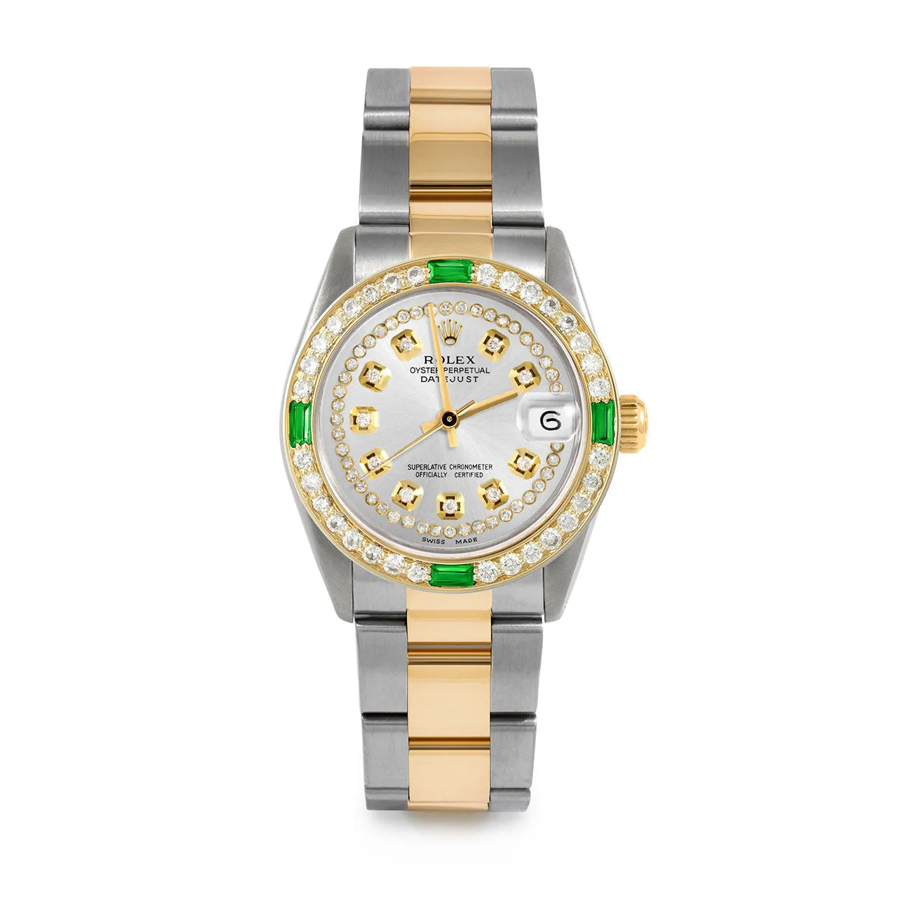 Rolex Datejust 31mm | 6827-TT-SLV-STRD-4EMD-OYS
