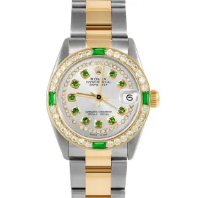 Rolex Datejust 31mm | 6827-TT-SLV-STRE-4EMD-OYS