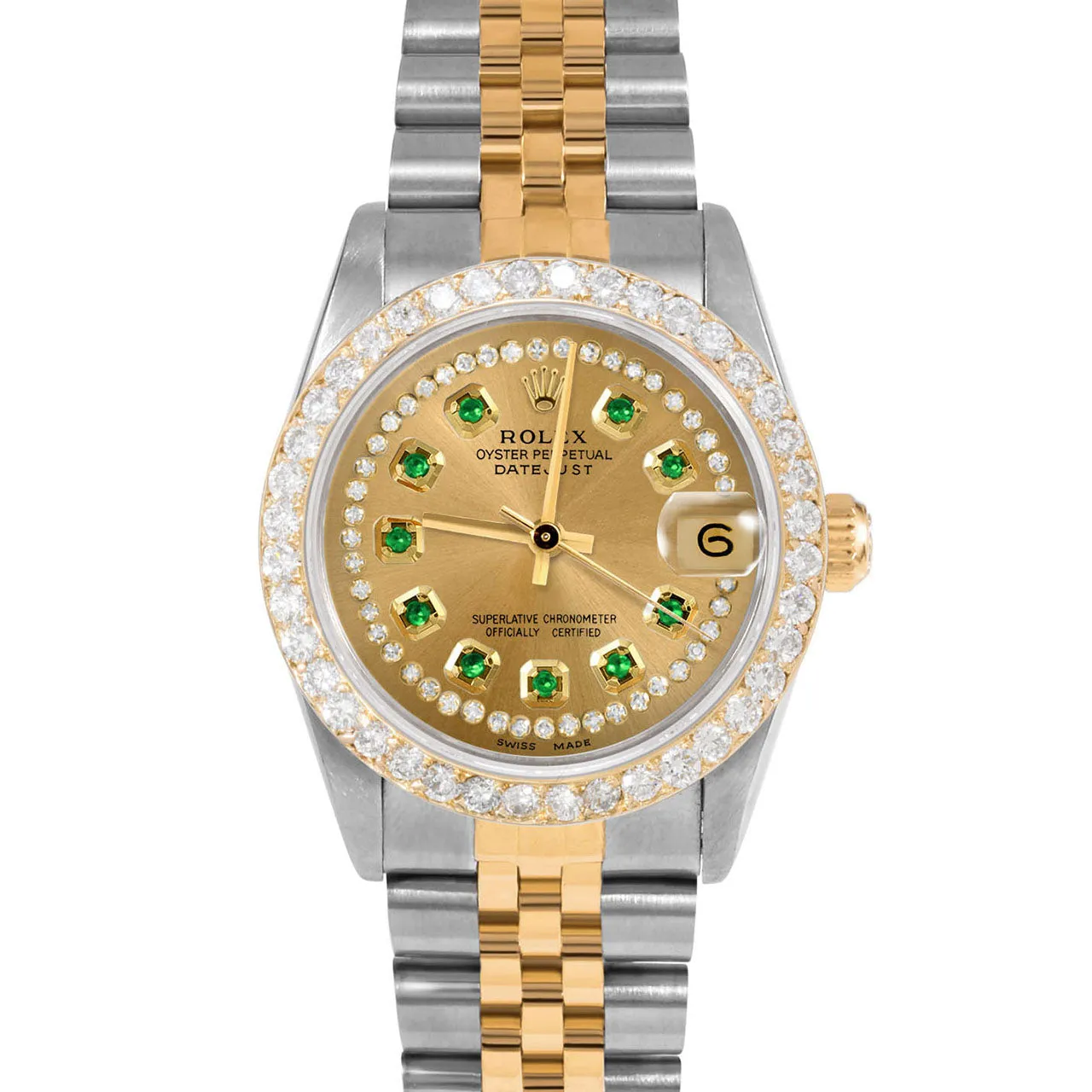 Rolex Datejust 31mm | 68273-CHM-STRE-2CT-JBL