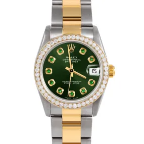 Rolex Datejust 31mm | 68273-GRN-EMD-AM-BDS-OYS