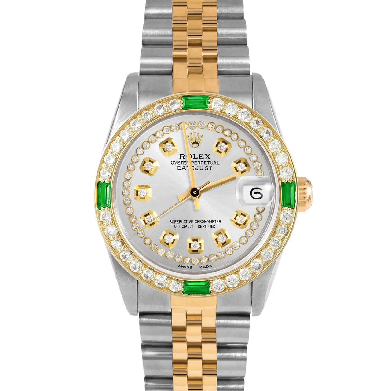 Rolex Datejust 31mm | 68273-SLV-STRD-4EMD-JBL