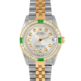 Rolex Datejust 31mm | 68273-SLV-STRD-4EMD-JBL