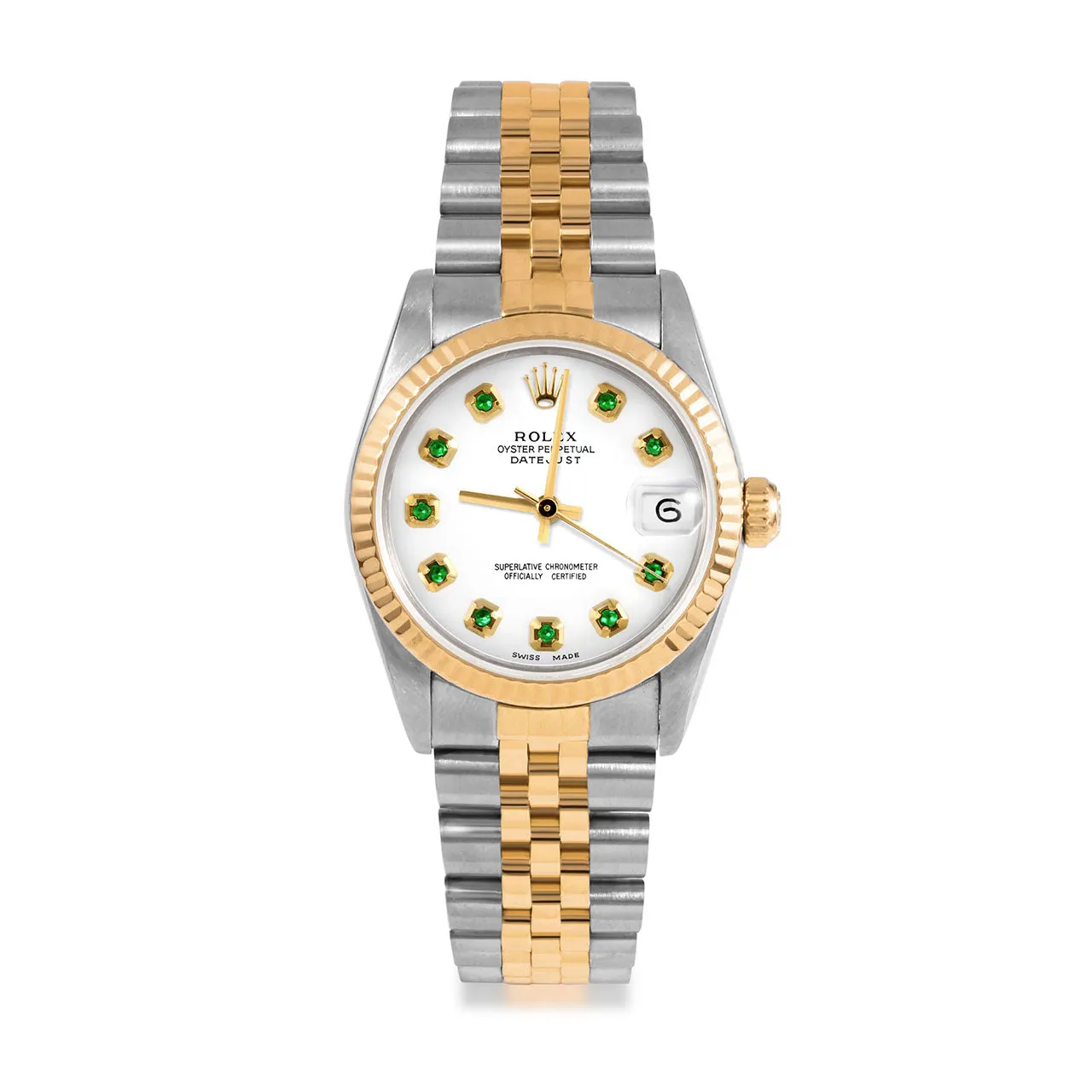 Rolex Datejust 31mm | 68273-WHT-EMD-AM-FLT-JBL