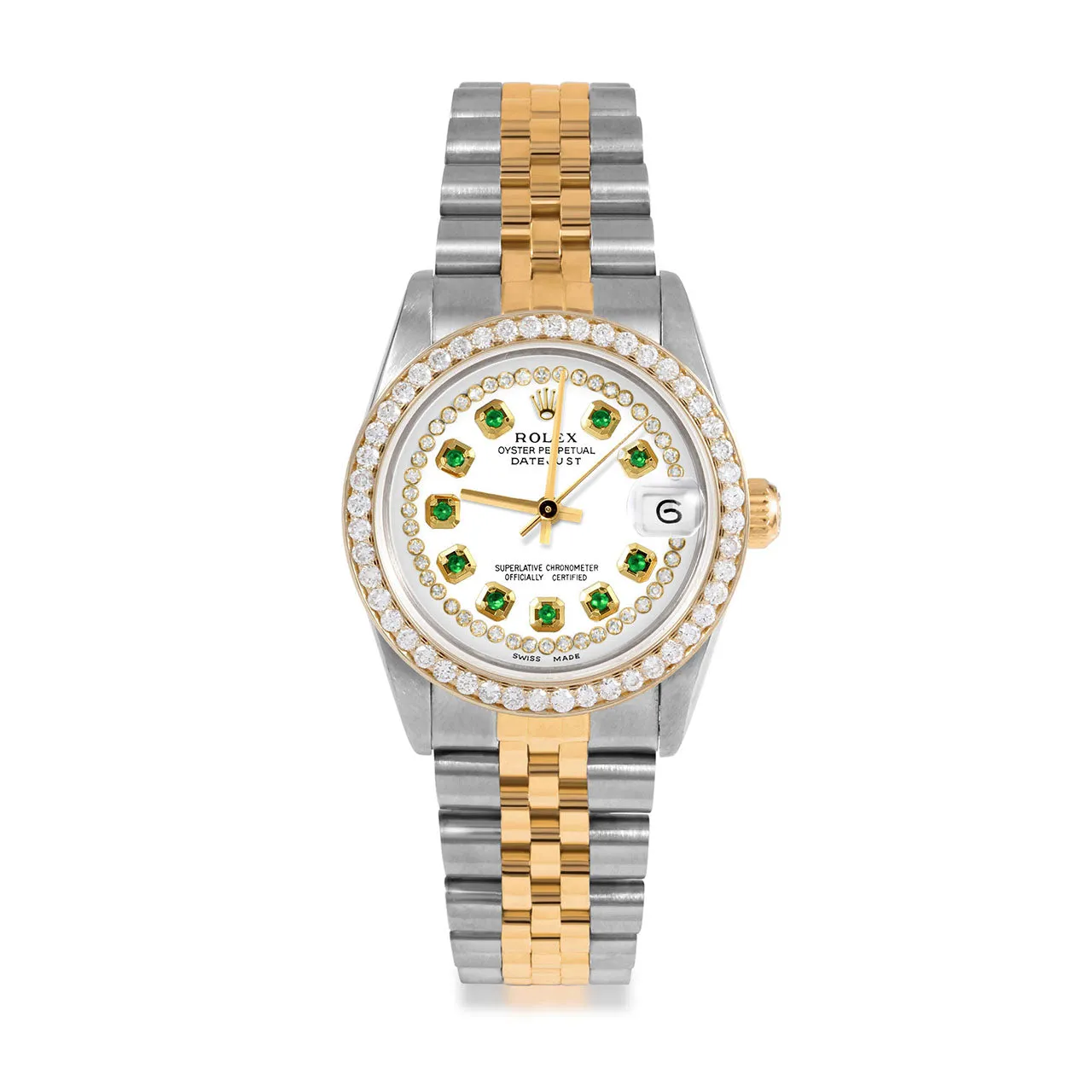 Rolex Datejust 31mm | 68273-WHT-STRE-BDS-JBL